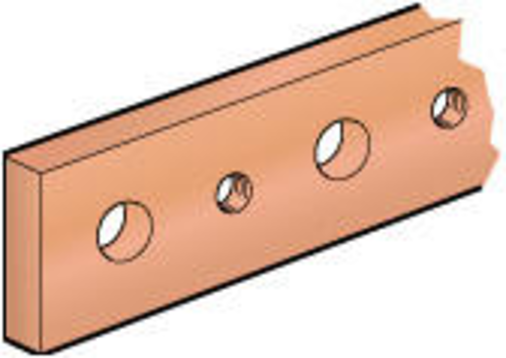 BARRE CUIVRE RIGIDE 25X5