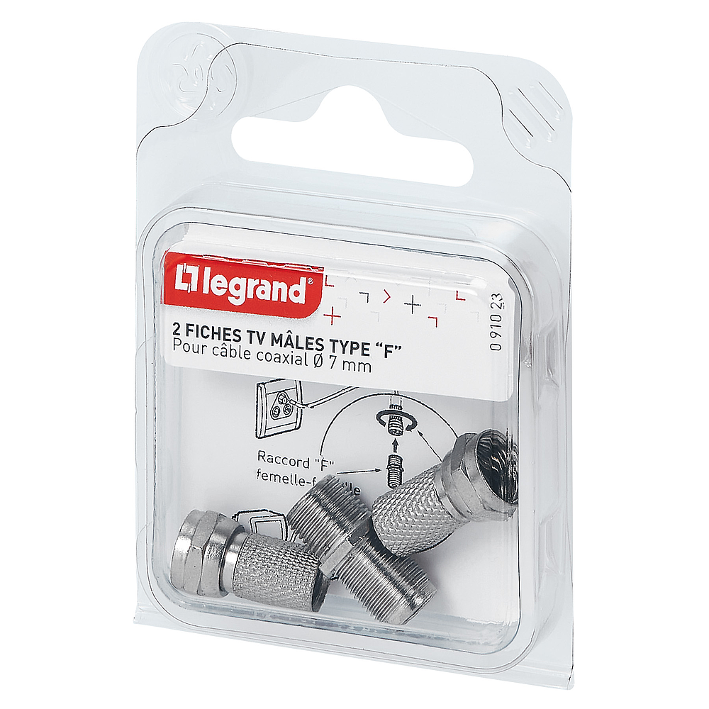 FICHE TV D.7 X2 +ADAPTATEUR