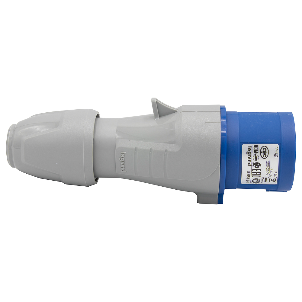 FICHE 16A 2P+T 230V IP44