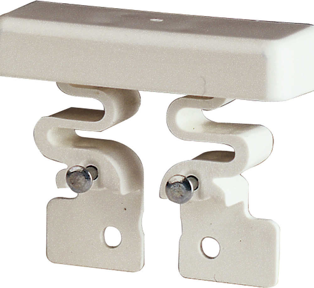 EMBOUT 20X12,5 BLANC