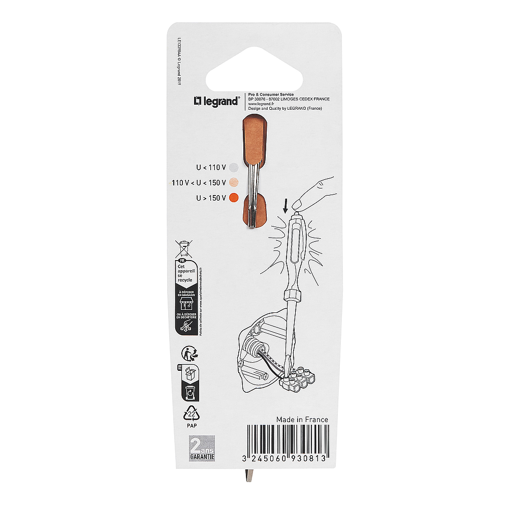 TOURNEVIS TESTEUR DE COURANT