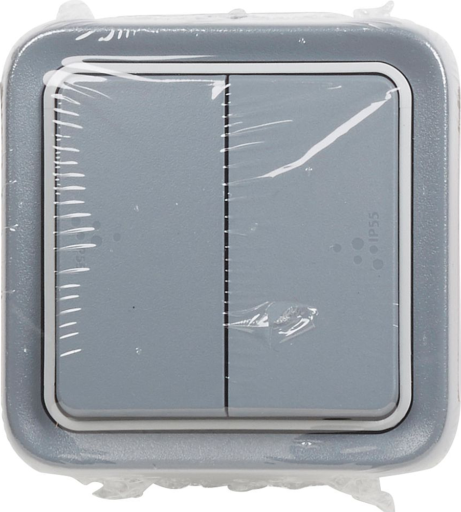 APPAREILLAGE PLEXO COMPLETINTERRUPTEUR DOUBLEVA-ET-VIENT 10A - Vignette 2