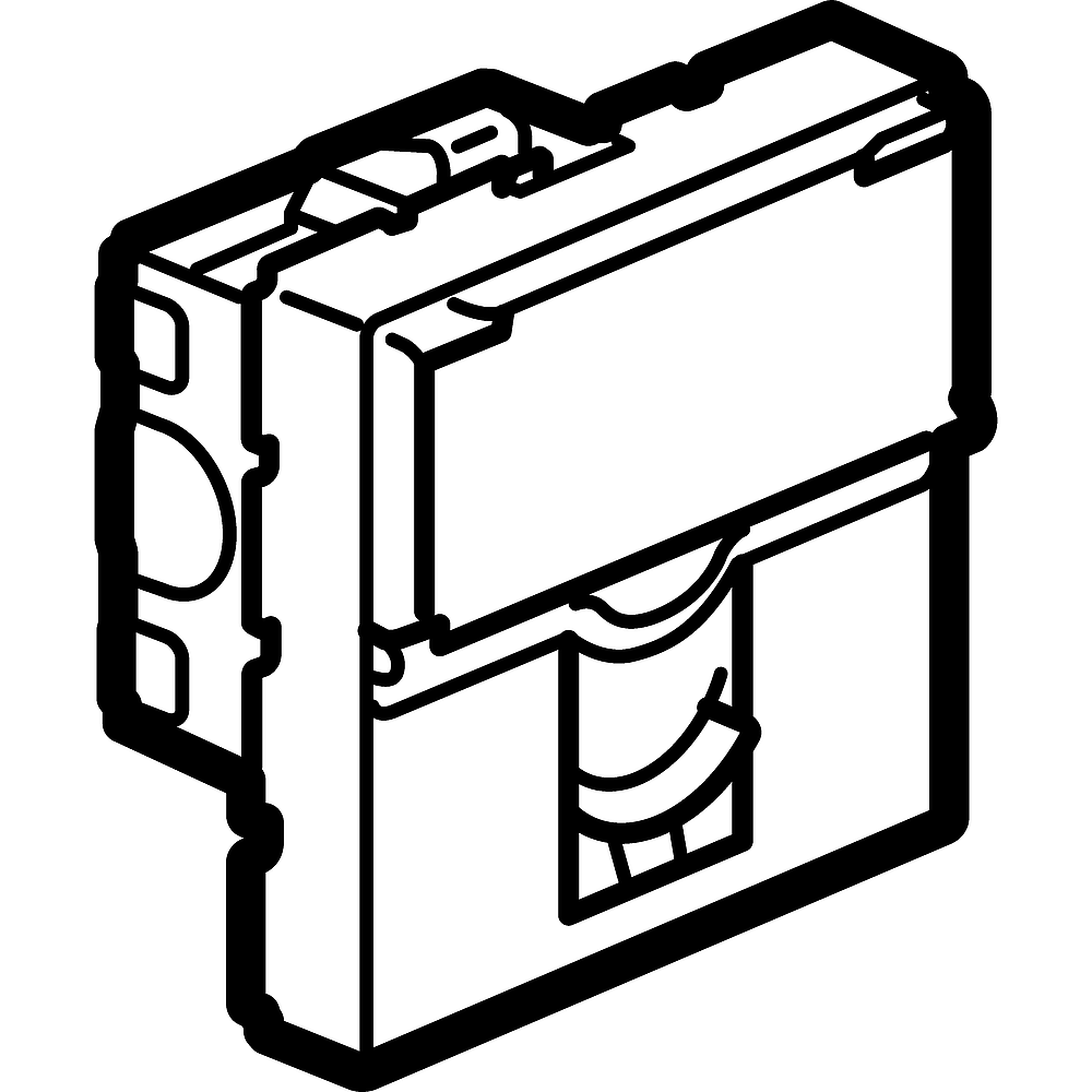 RJ45 C6 UTP MOSAIC 2 M