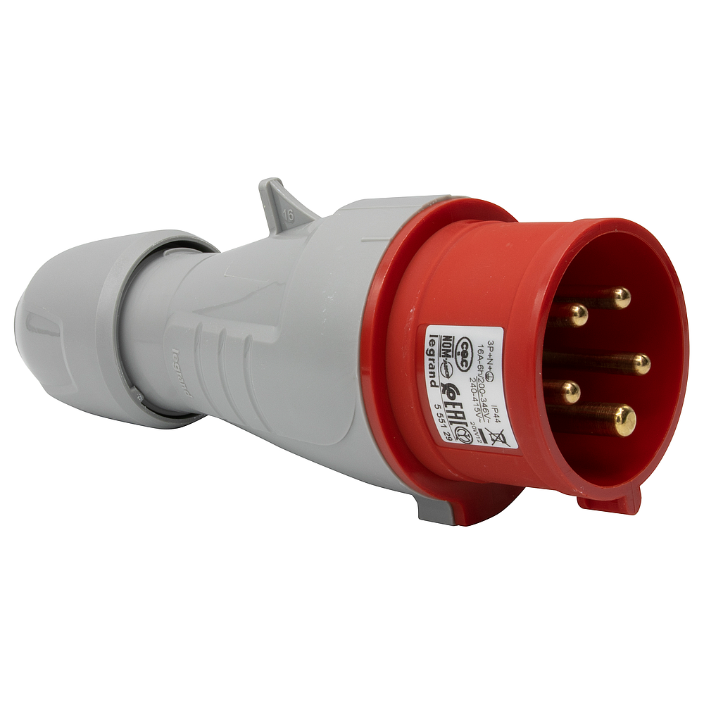 FICHE 16A 4P+T 415V IP44