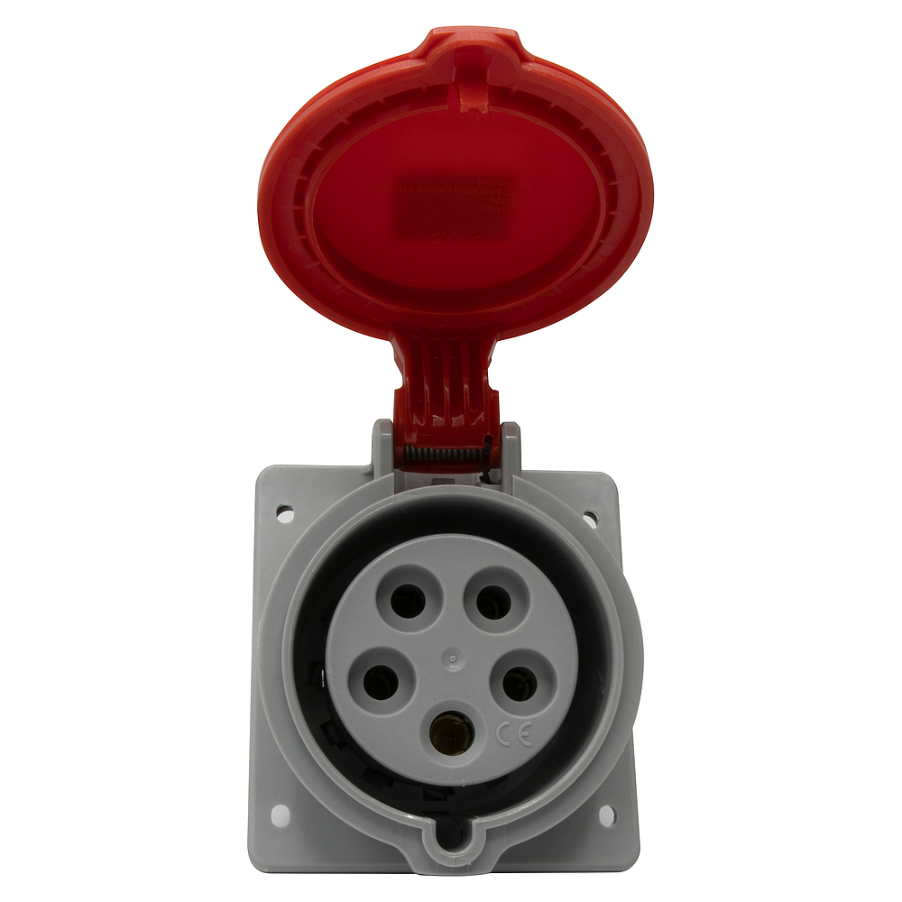 SOCLE TAB 32A 4P+T 415V IP44