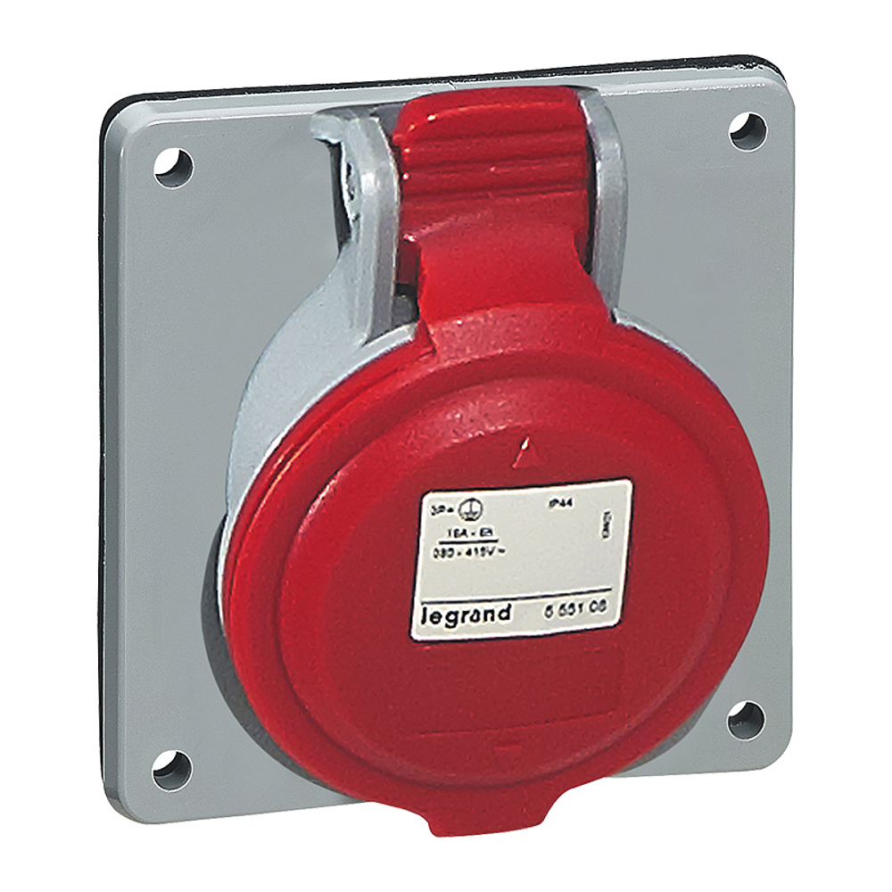 SOCLE TAB 32A 4P+T 415V IP44