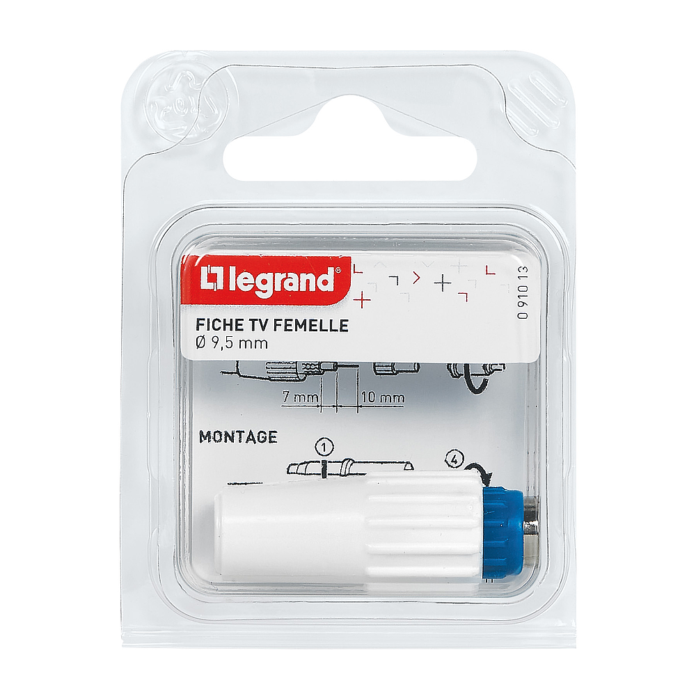 FICHE TV FEMELLE D.9,5MM