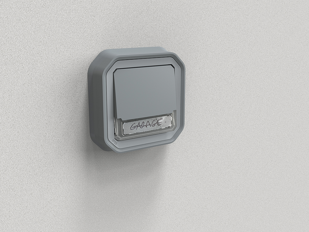 POUSSOIR INV LUM P-E GRIS ENC