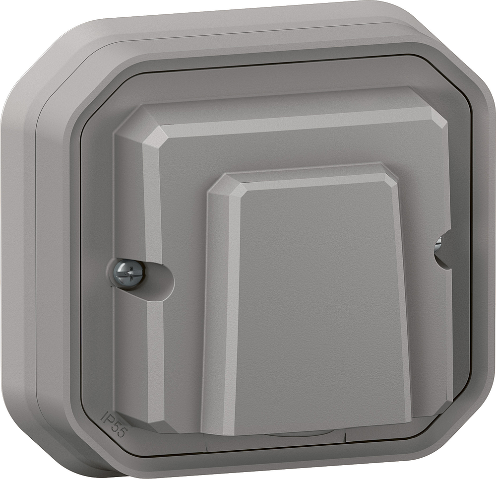 SORTIE CABLE AVEC S-C GRIS ENC