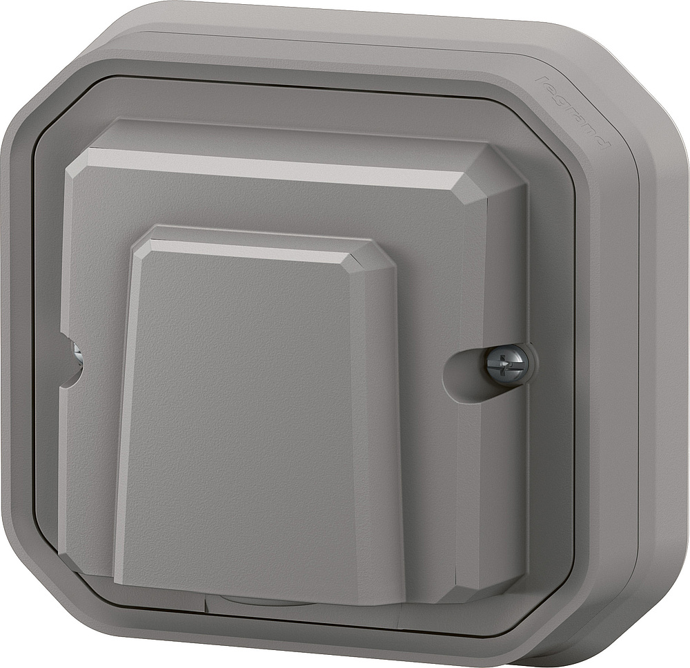 SORTIE CABLE AVEC S-C GRIS ENC
