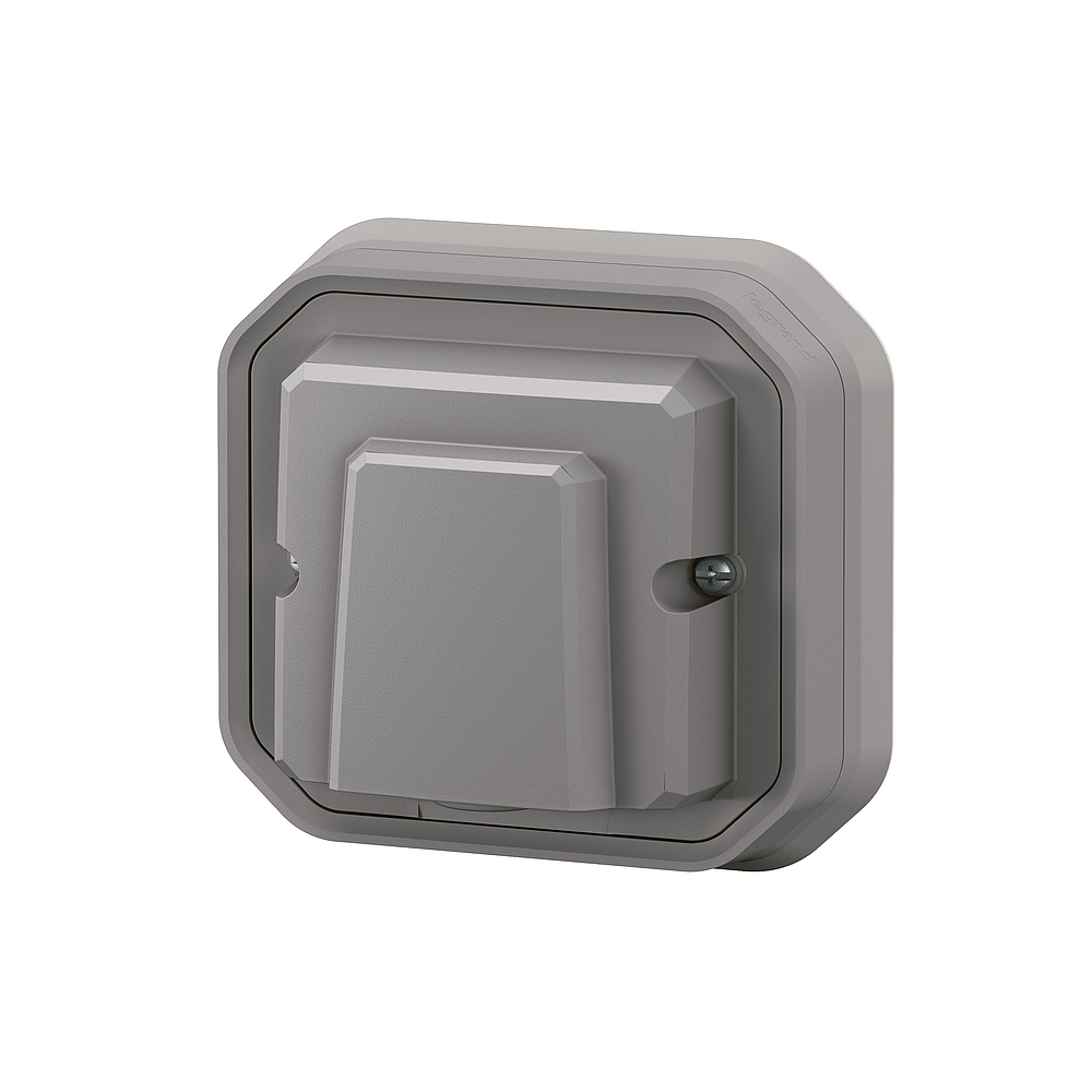 SORTIE CABLE AVEC S-C GRIS ENC