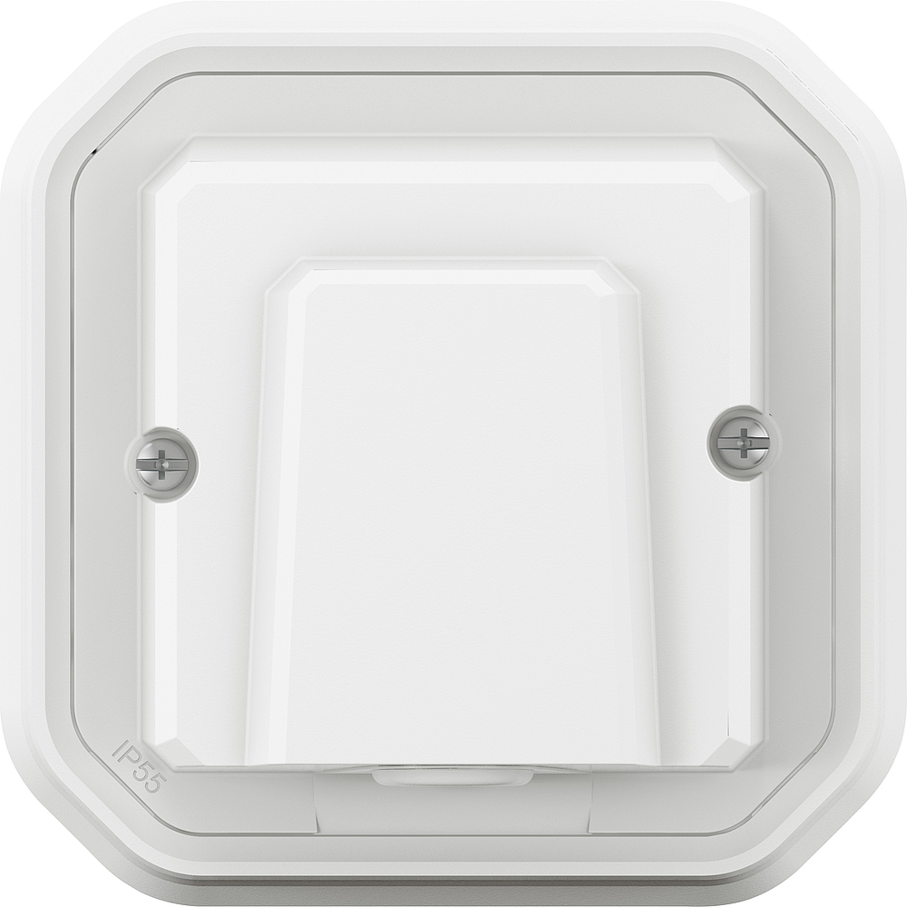 SORTIE CABLE AVEC S-C BLAN ENC
