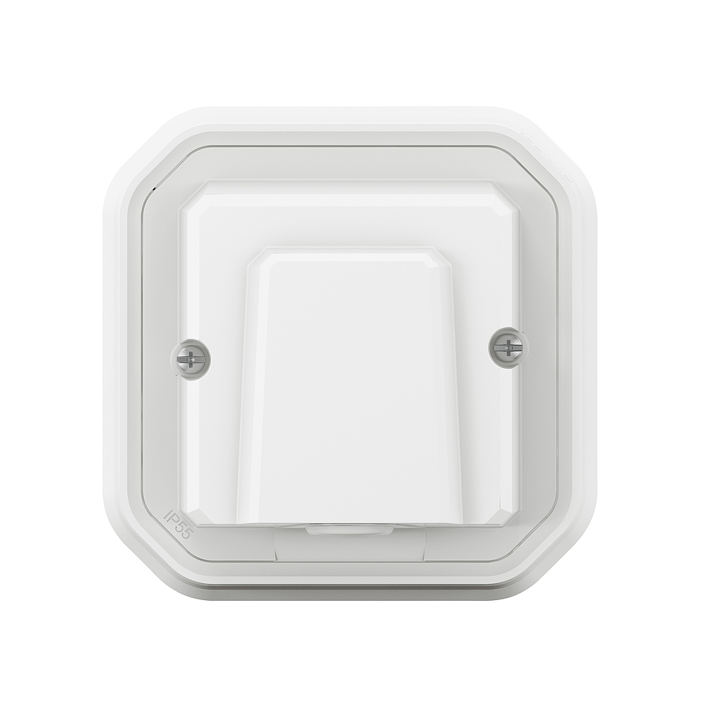 SORTIE CABLE AVEC S-C BLAN ENC
