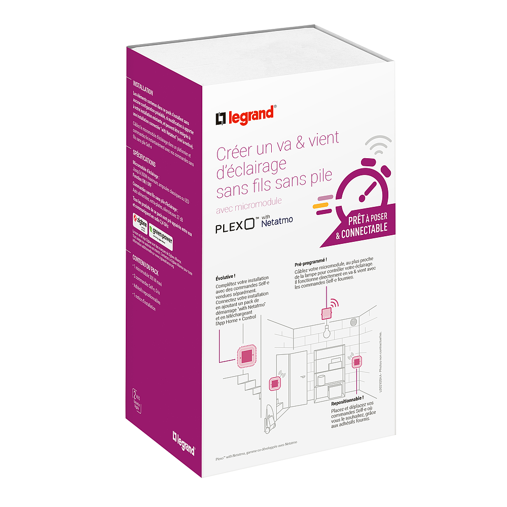 PAP MICROMODULE PLEXO GRIS