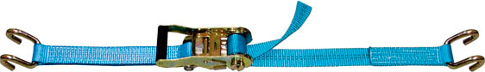 SANGLE D'ARRIMAGE LARG. 35 MM LC 1500 daN 2 CROCHETS B.D.R. LONG. 6 M - LEVAC