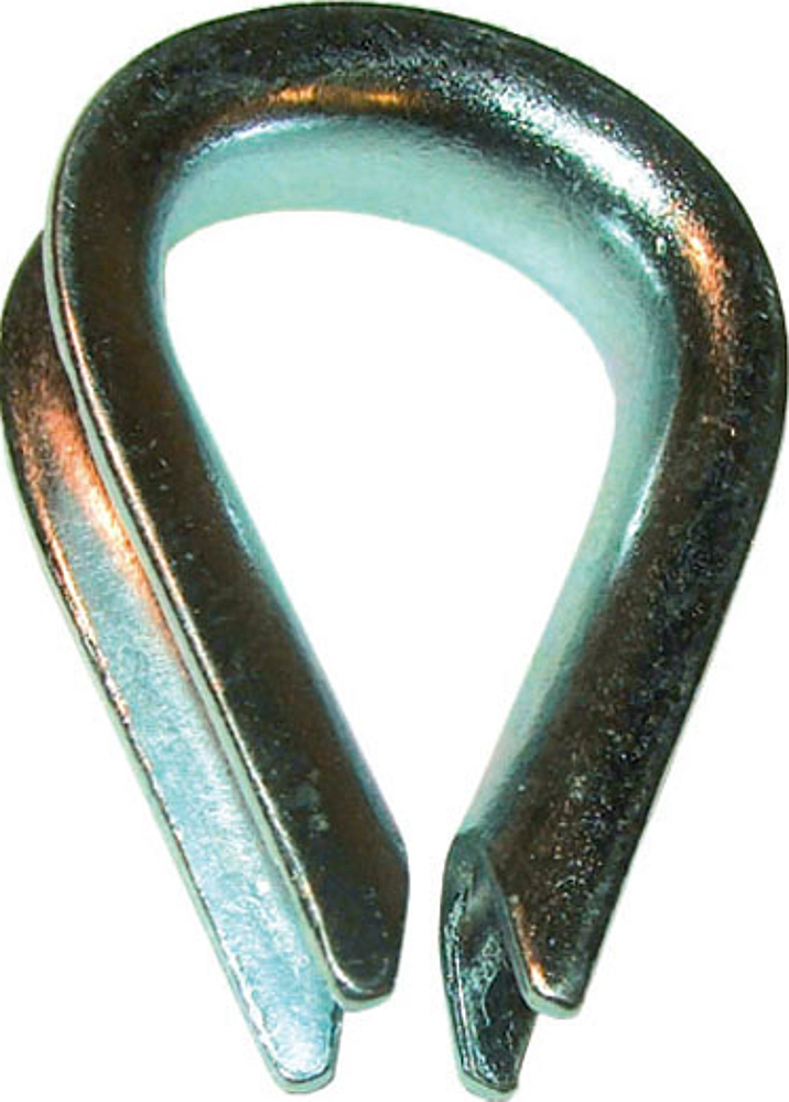 COSSE COEUR P.O. CÂBLE D.14 MM ACIER GALVA - LEVAC