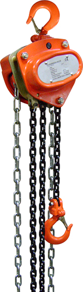 PALAN MANUEL A CHAÎNE CMU 500 KG CHAÎNES ANTI-CORROSION LEVÉE 3 M - LEVAC