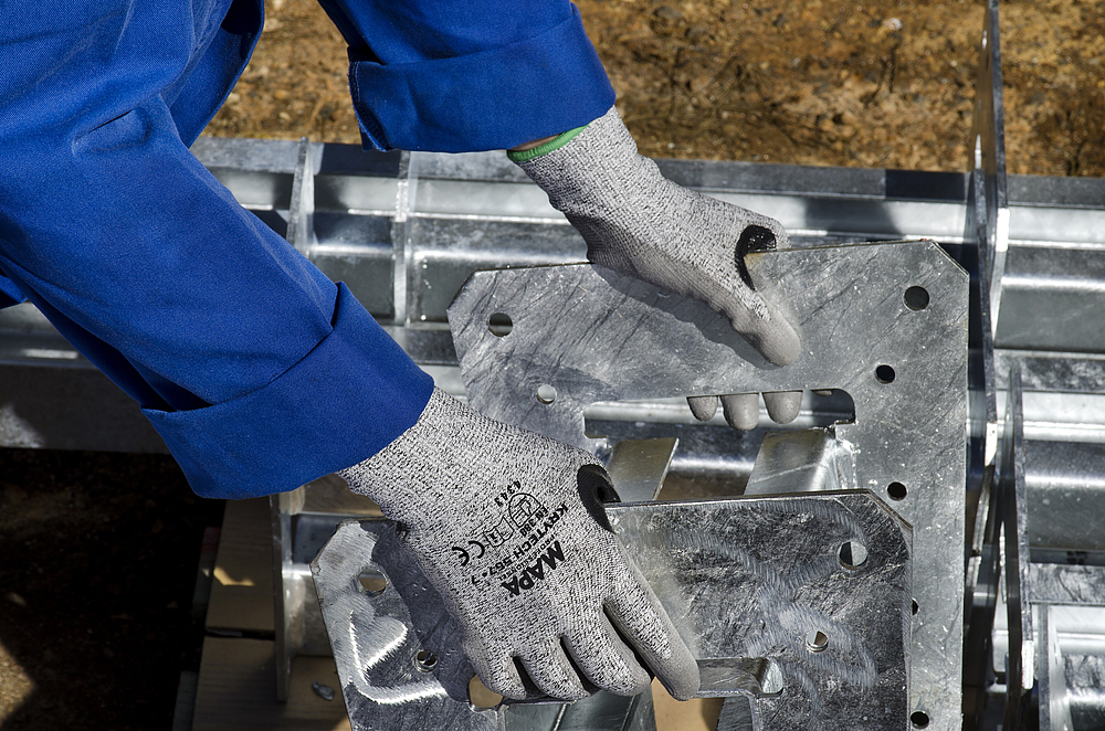 Gant Anticoupure B Tricot Dyneema enduction PU KRYTECH 557