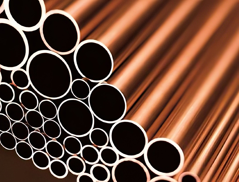 Tube cuivre frigorifique  nu barre