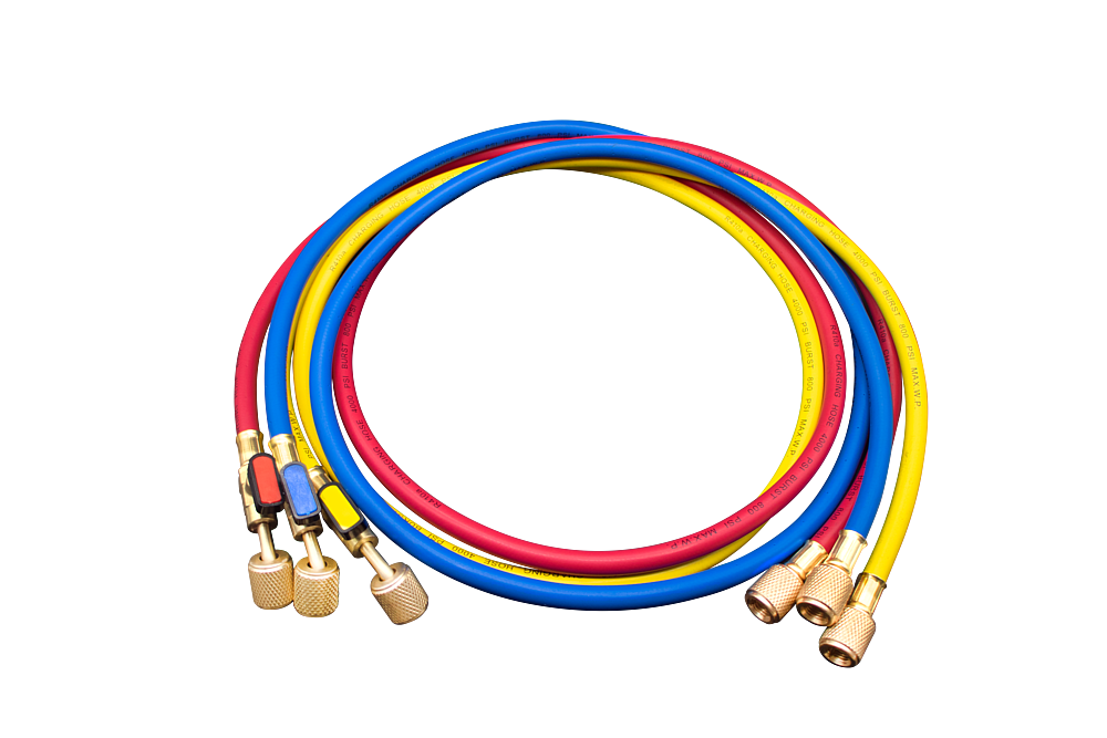 Flexibles + vanne d'arrêt R410