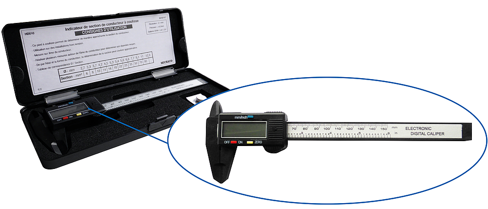 INDICATEUR SECTION A COULISSE