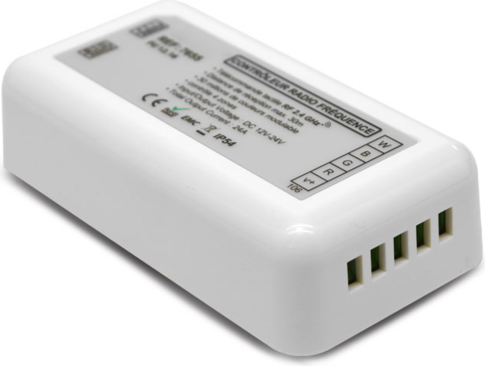 CTRL RF 4 ZONES RGB+BLC 12-24V