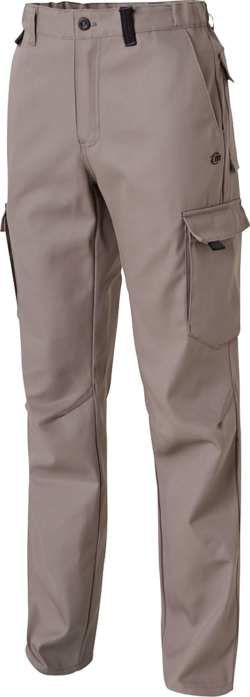 Pantalon multipoches BARROUD Coton/poly 2 poches treillis