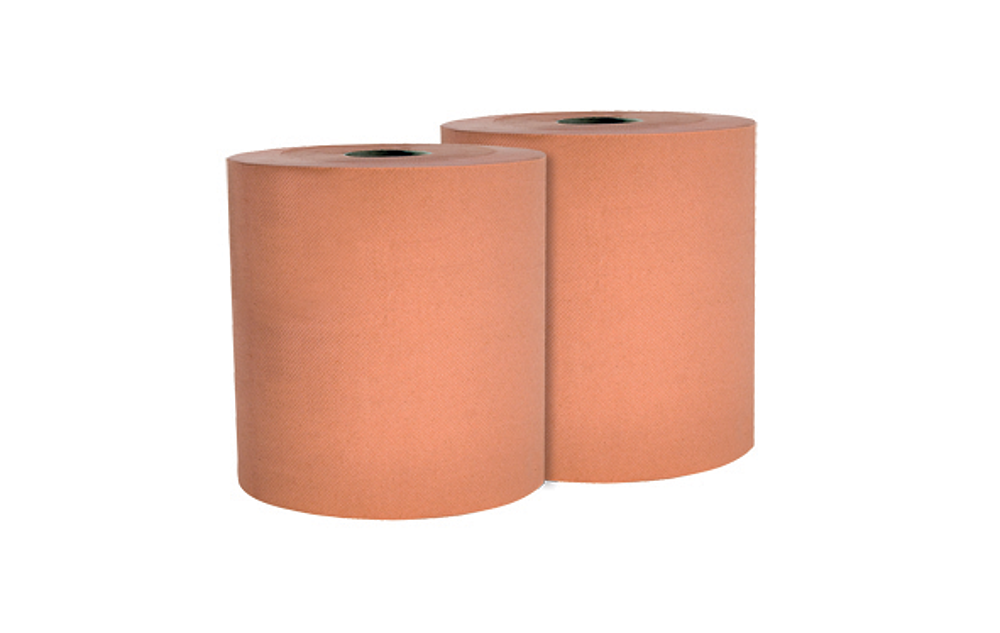 Papier Essuyage chamois   20.9 x 23cm  (colis) 2 plis collés  prix au colis (x2bobines)