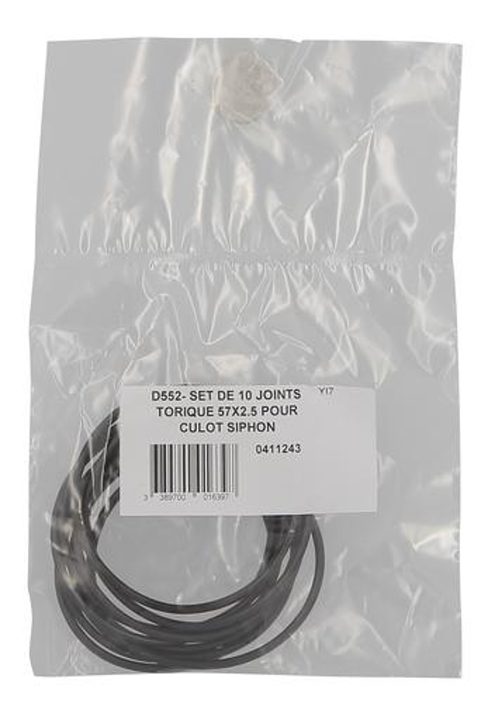 JOINT TORIQUE CULOT SIPHON LAVABO DIAM 57