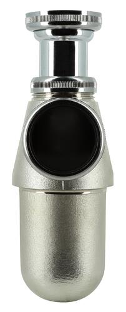 Siphon d'évier laiton chromé mat  1053 réglable en hauteur