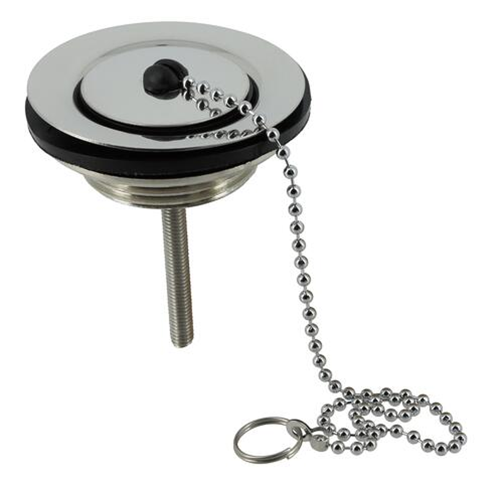 Bonde lavabo laiton à bouchon-ch.  L2260