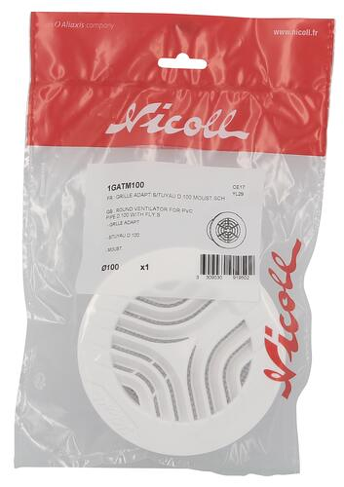 Grille PVC – NICOLL AM GATM