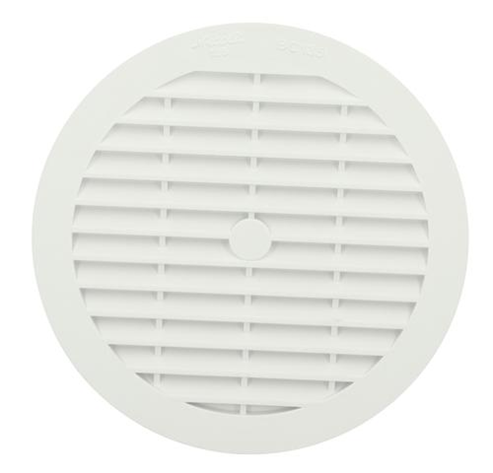 Grille men.ronde tuyau fibre 125