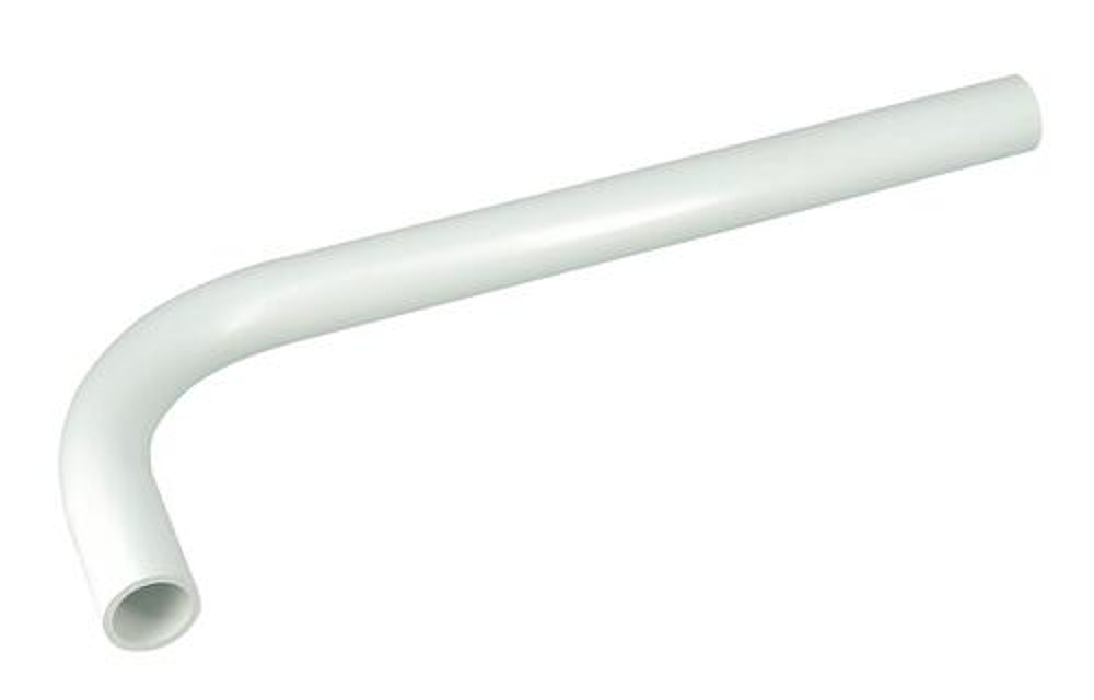 Sortie de lavabo simple d.32 pvc blanc