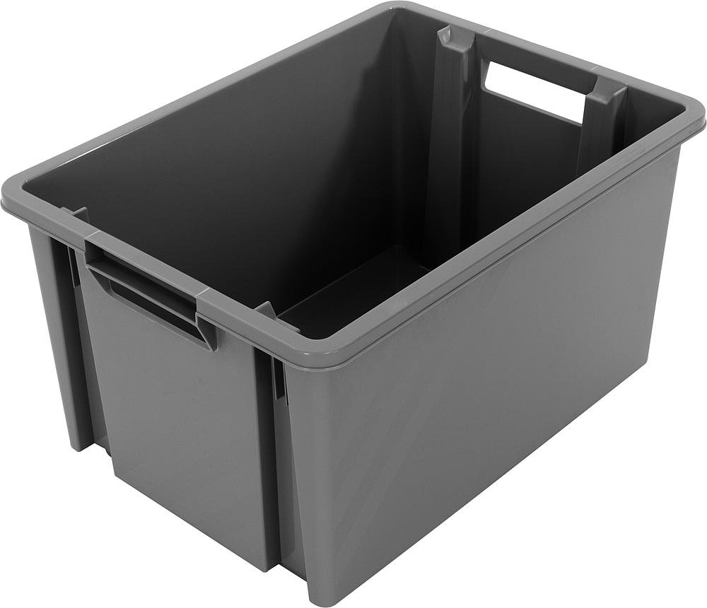 NOVABAC 30 LITRES GRIS ACIER