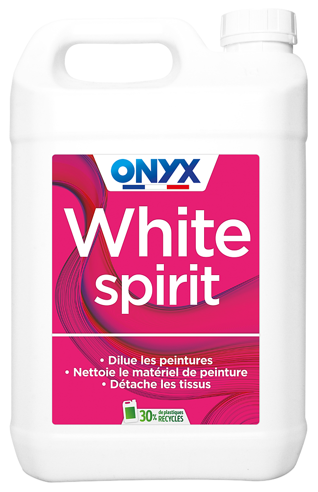 WHITE SPIRIT  5L            <<PRODUIT PETROLIER DETAXE AUX USAGES REGLEMENTES (Arrété ministériel du 8.6 1993) INTERDIT COMME CARBURANT OU COMBUSTIBLE>>