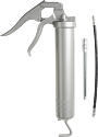 PISTOLET DE GRAISSAGE MANUEL 500CM3 UNE MAIN flexible c/c et agrafes 12 250M