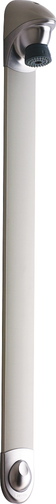 Robinet de douche Presto DL 400 SE. Déclenchement mécanique par bouton-poussoir souple. Temporisation 30sec. Débit 8-6 l/min. Raccordement G1/2  . Finition