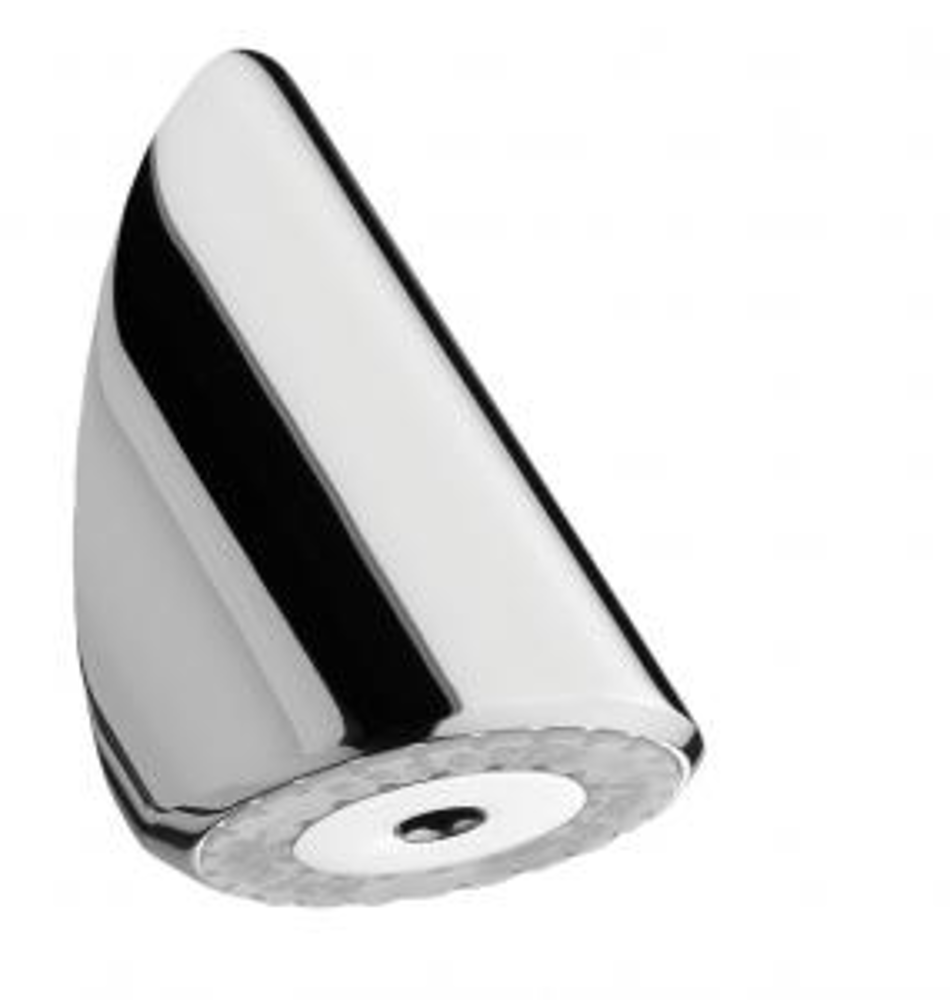 Pomme de douche fixe avec grille fixe. Diffusion d'un jet pluie. Débit non régulé. Installation encastrée avec queue filetée 25mm. Raccordement M 1/2  . Finition chromée.