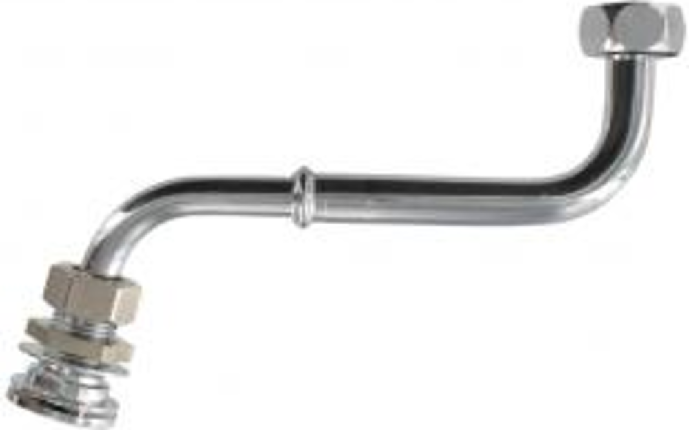 Ce tube équipé G1/2'' pour alim. apparente. en ligne ou en équerre. permet le raccordement en eau des urinoirs ordinaires de marque: JACOB DELAFON modèle Coquille réf. 1519 pose en applique. à partir d'un robinet temporisé d'entraxe 32mm.