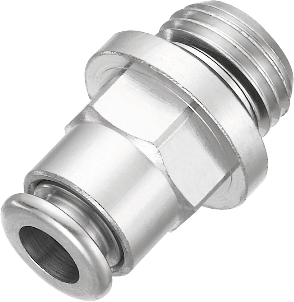 RACCORD DROIT MALE Filetage mâle BSPP G 1/4 Pour tube Ø ext mm 4