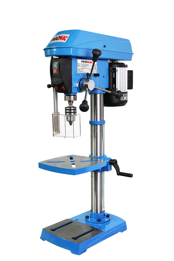 PROMAC 212VLL - Perceuse d'établi à variateur de vitesse 230V - Avec 2 Lasers de centrage