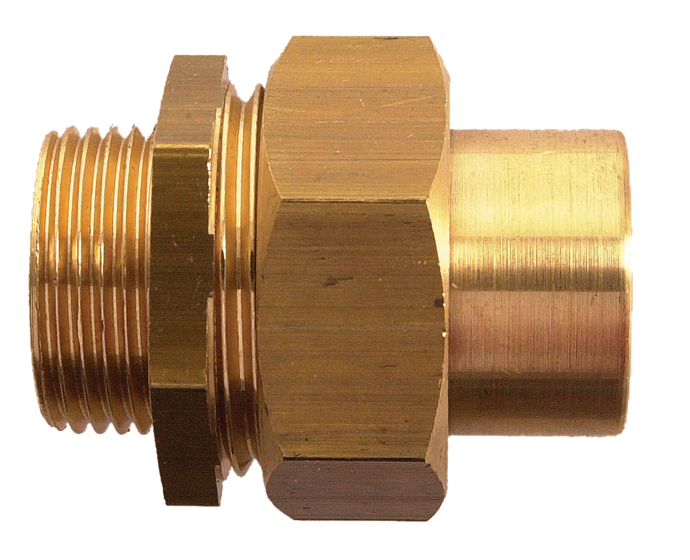 Raccord LB-Cu 3 pièces JSC droit F