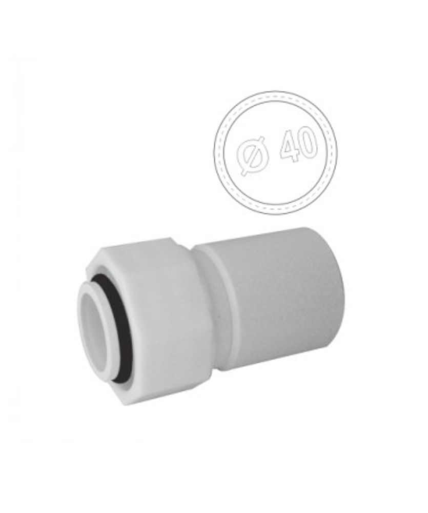 Embout Lisse Mâle pour Flexible SANIFLEX  – À Coller sur canalisation