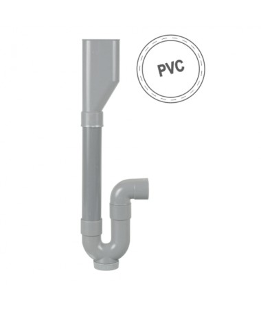 Siphon MAL Pvc  2 entrées Sortie H d40mm