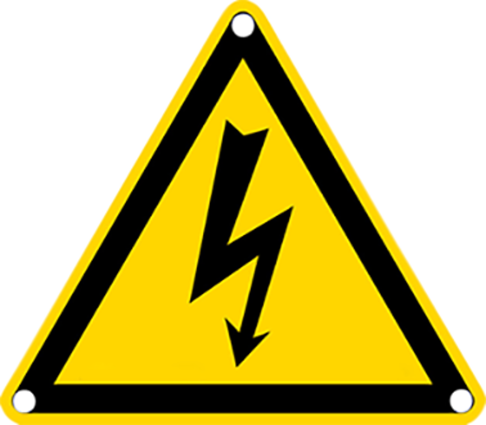 SIG121 TRIANGLE DANGER ELEC