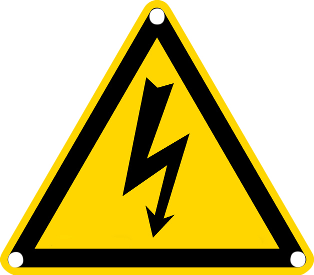 SIG121 TRIANGLE DANGER ELEC