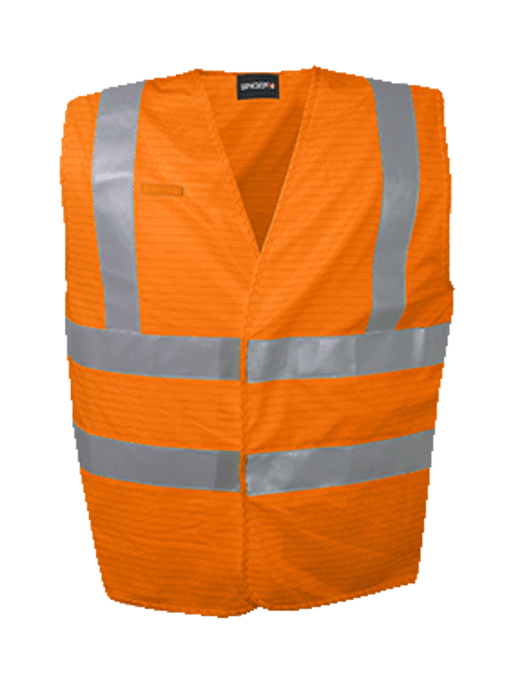 GILMRO GILET SIGNAL ORANG FLUO