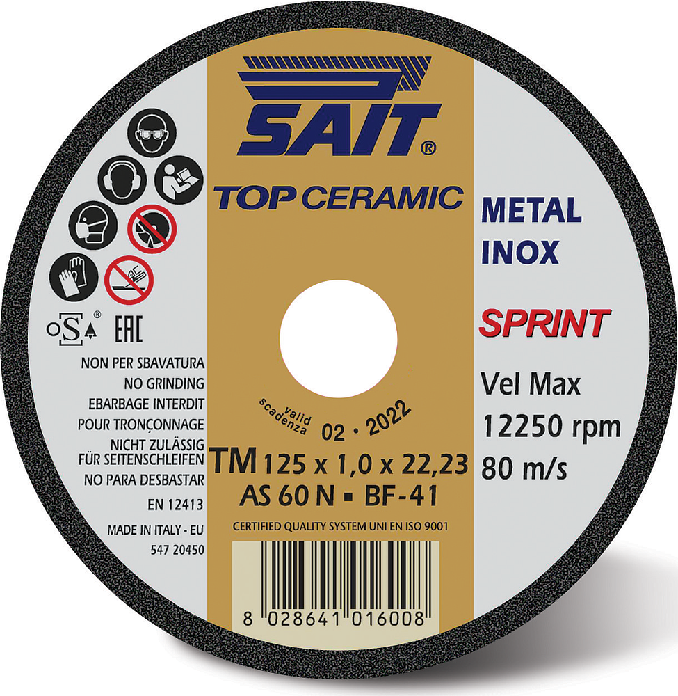 Disque de tronçonnage plat TOP CERAMIC TM - Vignette 2