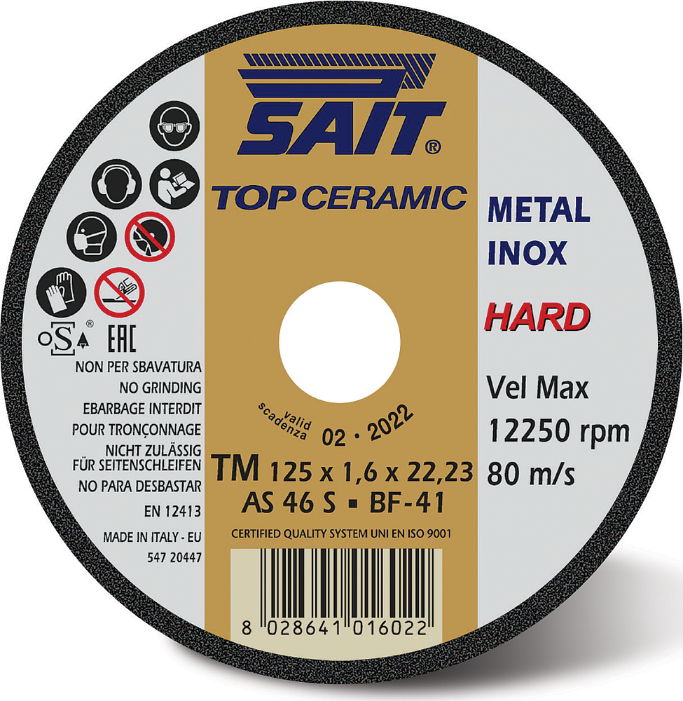 Disque de tronçonnage plat TOP CERAMIC TM